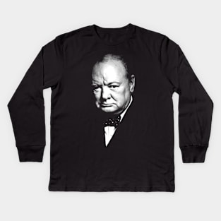 Winston Churchill Kids Long Sleeve T-Shirt